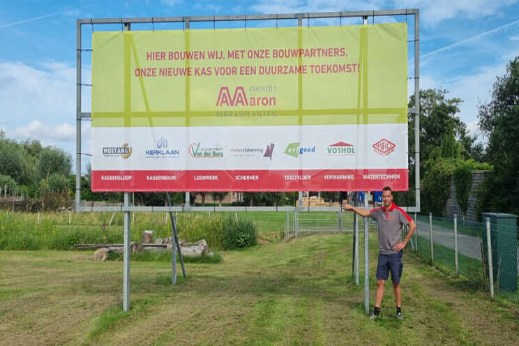 Kwekerij Maron start bouw van duurzame kas